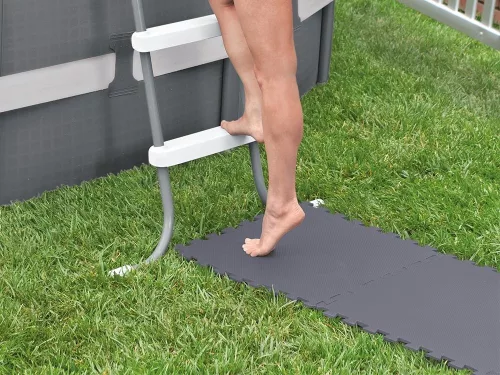 INTEX medence szőnyeg, 5mm, 2 m2/csomag, szürke (29084)