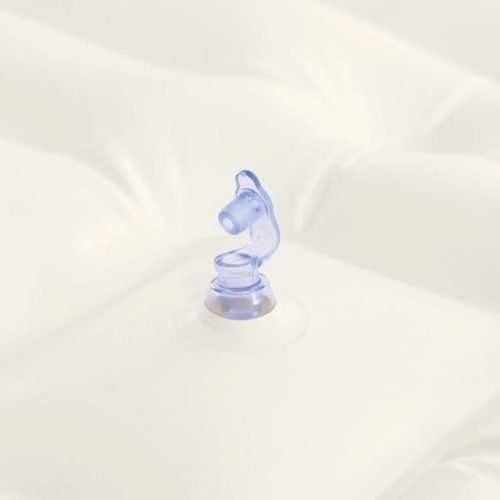 Felfújható babafürdető, Intex, csillagos, 89 x 66 x 25 cm, fehér, puha felfújható kialakítás, csúszásgátló támasztó dudorral, kézi pumpával (48523)