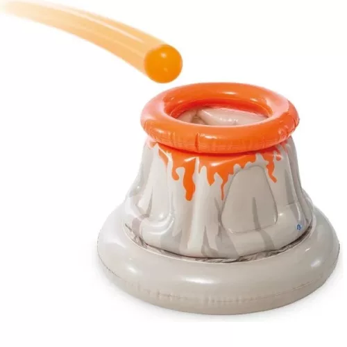 INTEX Jurassic Adventure Play Center felfújható vízicentrum, élménymedence, 201 × 201 × 36 cm (56132)