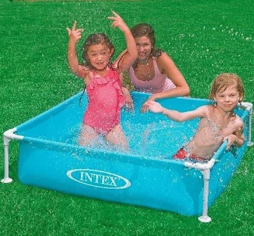 INTEX Metal medence 1,22m x 1,22m x 30cm, kék (57173)