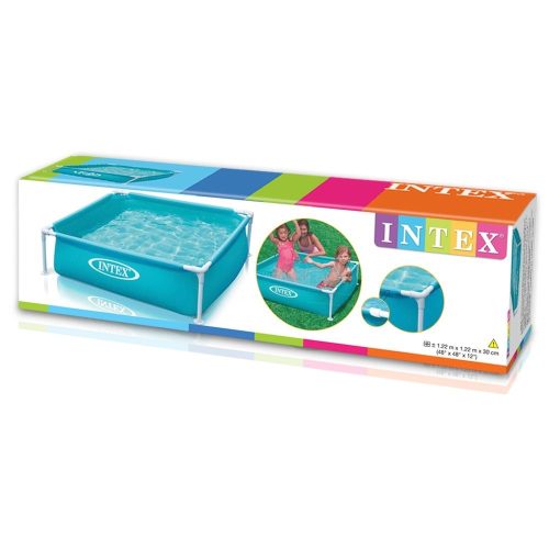 INTEX Metal medence 1,22m x 1,22m x 30cm, kék (57173)