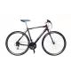 Neuzer Courier fekete/türkiz-piros 56 cm matt
