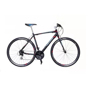 Neuzer Courier fekete/türkiz-piros 59 cm matt