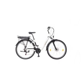   Neuzer E-Trekking Zagon nõi 17 MXUS teleszkópos villával matt fehér/arany-