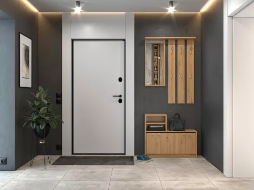 GAR előszobafal, tölgy