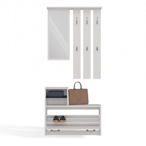 GAR előszobafal, fehér