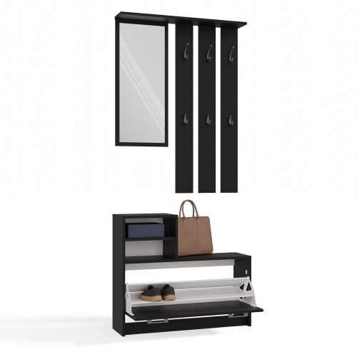 GAR előszobafal, fekete