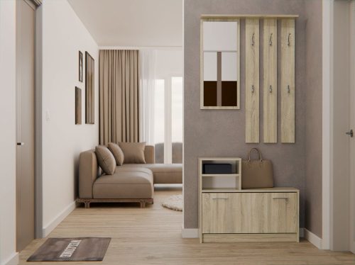 GAR előszobafal, sonoma