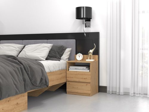 M1 éjjeliszekrény, tölgy