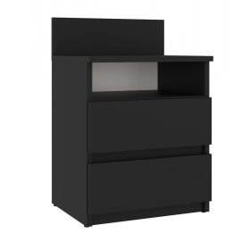 M1 éjjeliszekrény, matt fekete