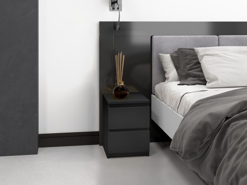 M2 éjjeliszekrény, fekete