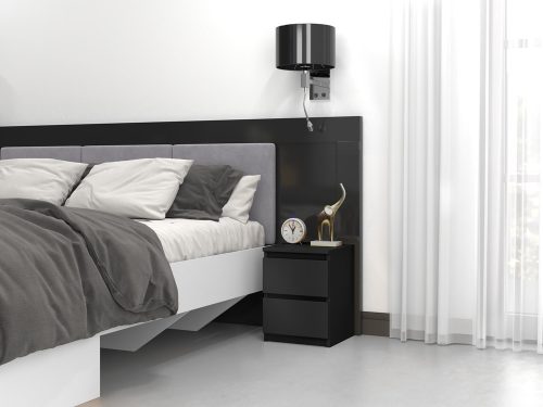 M2 éjjeliszekrény, fekete