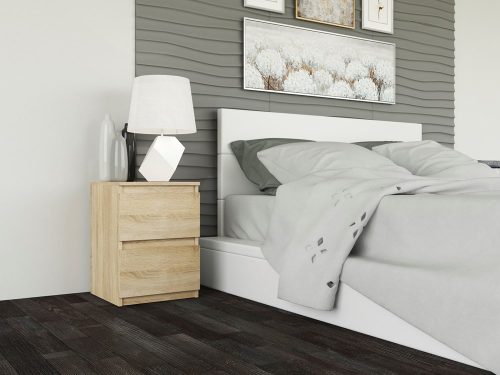 M2 éjjeliszekrény, sonoma