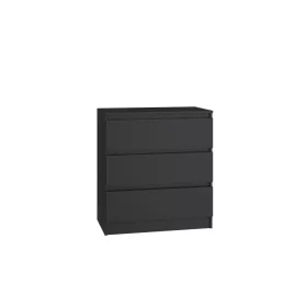 M3 fiókos szekrény, fekete