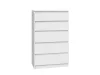 M5 fiókos szekrény, fehér
