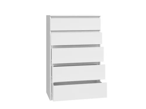 M5 fiókos szekrény, fehér