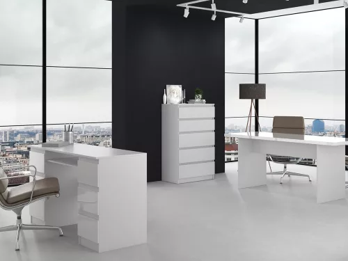 M5 fiókos szekrény, fehér