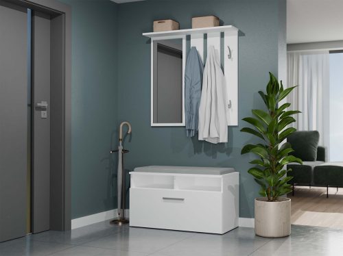 Opal tükrös fogas, fehér