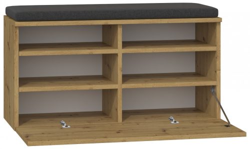 Riva cipősszekrény, tölgy