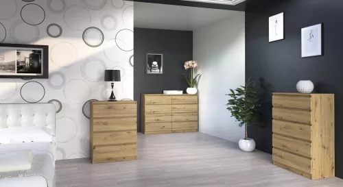 M8 120 komód, tölgy