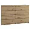 M8 140 komód, tölgy