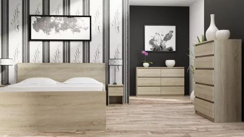 M6 140 2X3 komód, sonoma