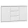 2D3S komód, fehér