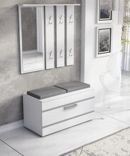 Opal előszobafal, fehér