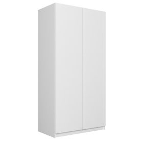   SD-90 gardróbszekrény akasztós és polcos résszel, fehér