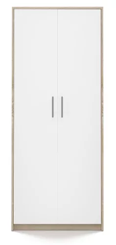 Oliv 2D könyvespolc, irodai szekrény, sonoma-fehér