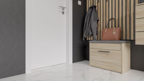 Parma cipősszekrény üléssel és tárolóval, sonoma