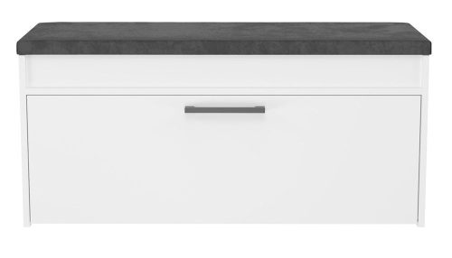 Parma cipőtároló pad, fehér