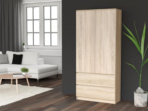 SS-90 gardróbszekrény, sonoma 