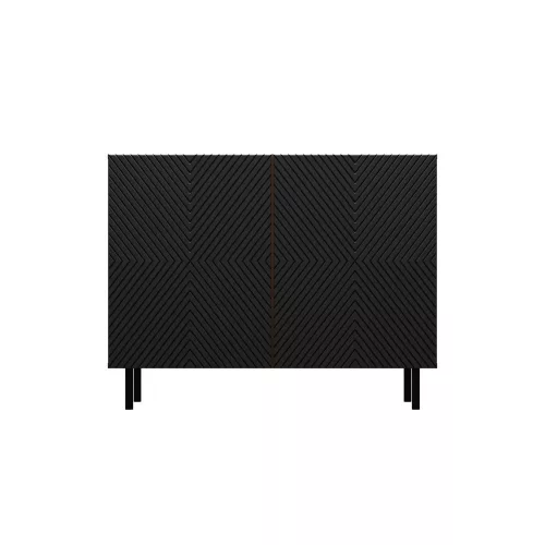 MIX Kama 2 komód, tölgy-fekete