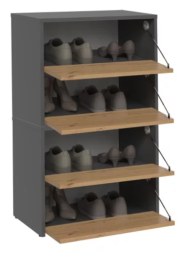 Modo X2 komód, antracit-tölgy