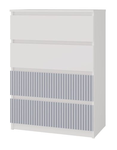 MIX M4 ARTEO komód, 70x97x40 cm, fehér-kék