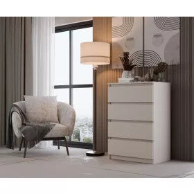 M4 fiókos szekrény, 70x97x40 cm, kasmír