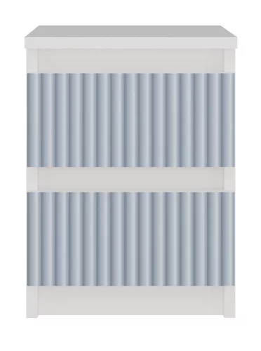 MIX M2 ARTEO éjjeliszekrény, 30x40x30 cm, fehér-kék