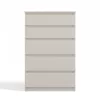 M5 fiókos szekrény, 70x109,5x40 cm, kasmír