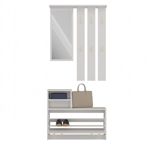 GAR előszobafal, 85x180x24 cm, kasmír