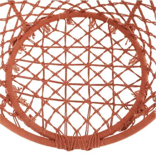 Függő szék, pamut+fém/bézs barna, AMADO 2 NEW