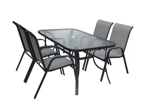Rojaplast xt1012c fém kerti szék - szürke