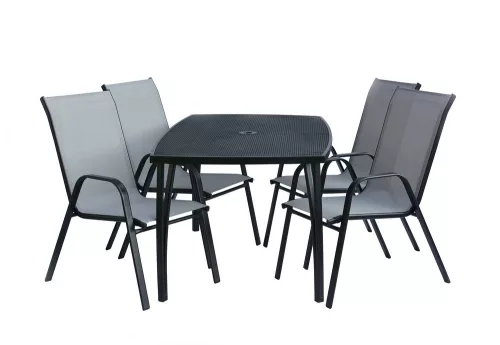Rojaplast xt1012c fém kerti szék - szürke