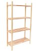 Rojaplast fenyőfából készült négyszintes polc
