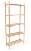 Rojaplast fenyőfából készült ötszintes polc