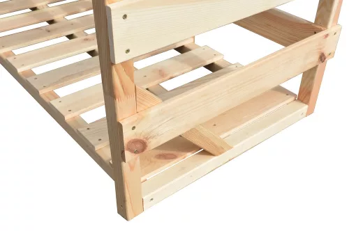 Rojaplast fából készült kültéri fatároló, 150 cm