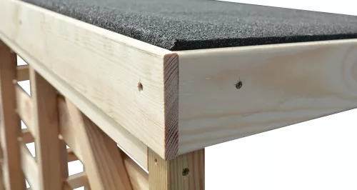 Rojaplast fából készült kültéri fatároló, 150 cm