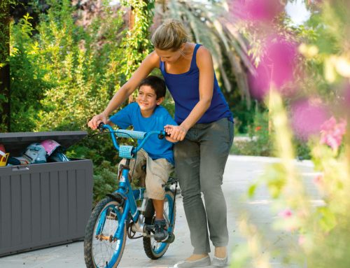 Keter Marvel plus műanyag kerti tároló doboz, antracit - 270L 