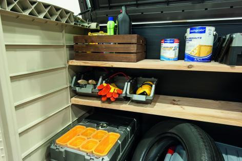 Keter Store it out arc műanyag kerti tároló szekrény 