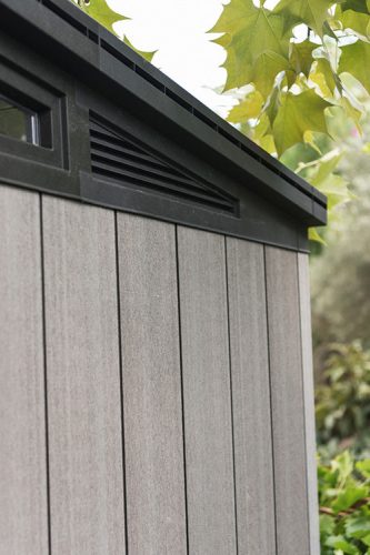 Keter Artisan 7x7 műanyag kerti ház, tároló - antracit